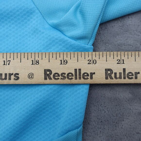 Puma Shirt Mens Small Blue Polo Golf Tennis Stretch Cool Light Dry Casual - Picture 5 of 15